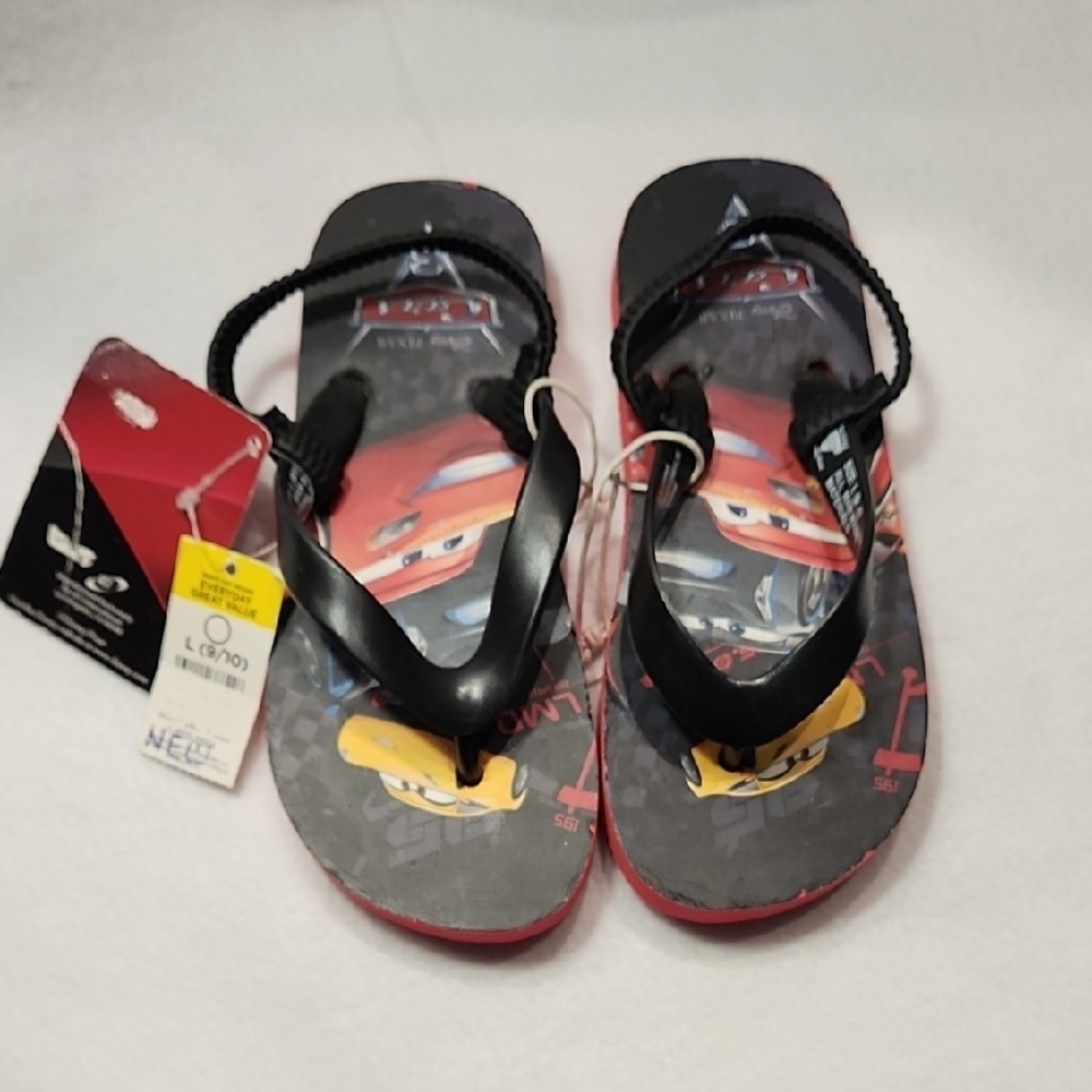 Disney Black and Red Mickey Mouse Sandals